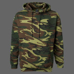 Camouflage Pullover Hooded Sweatshirt