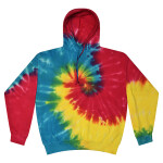 Tie-Dyed Hooded Sweatshirt